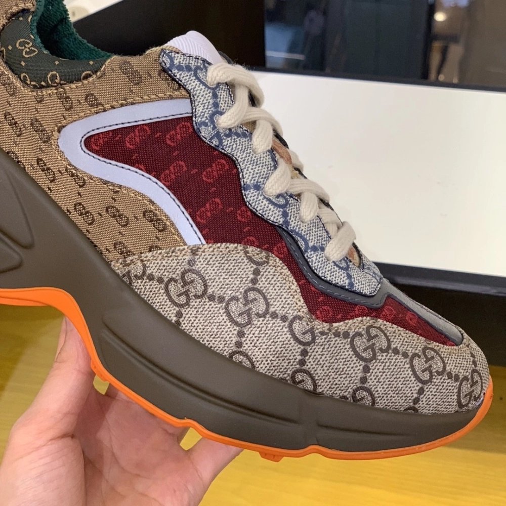 Gucci Retro Clunky Sneaker,GUCCI SNEAKERS,High quality Free shipping