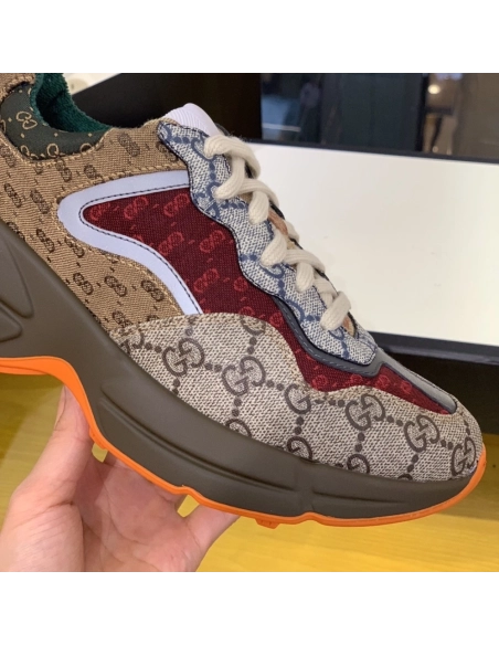 Gucci Retro Clunky Sneaker,GUCCI SNEAKERS,High quality Free shipping