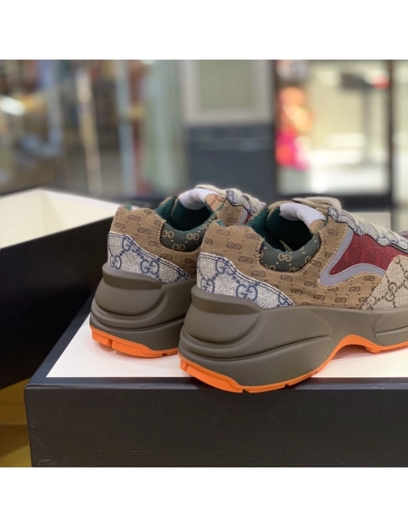 Gucci Retro Clunky Sneaker,GUCCI SNEAKERS,High quality Free shipping