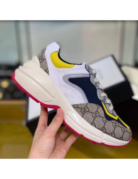 Gucci Retro Clunky Sneaker,GUCCI SNEAKERS,High quality Free shipping
