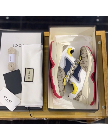 Gucci Retro Clunky Sneaker,GUCCI SNEAKERS,High quality Free shipping