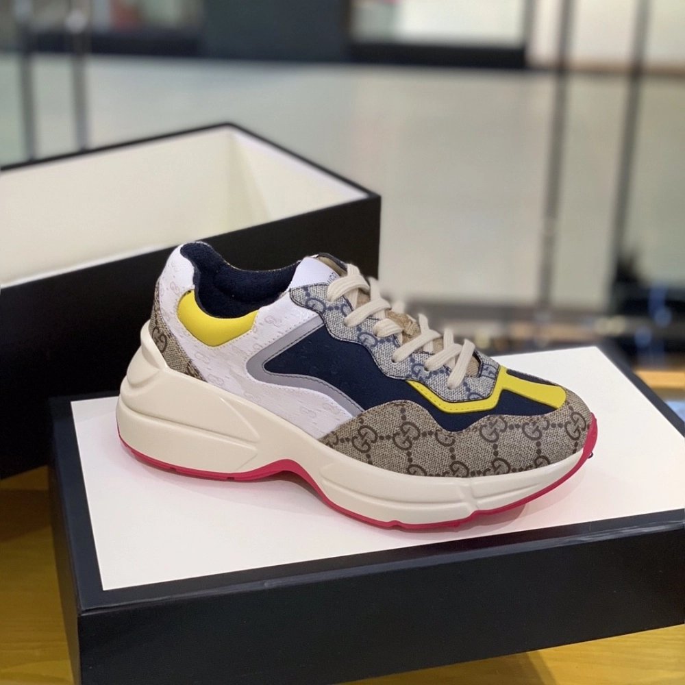 Gucci Retro Clunky Sneaker,GUCCI SNEAKERS,High quality Free shipping