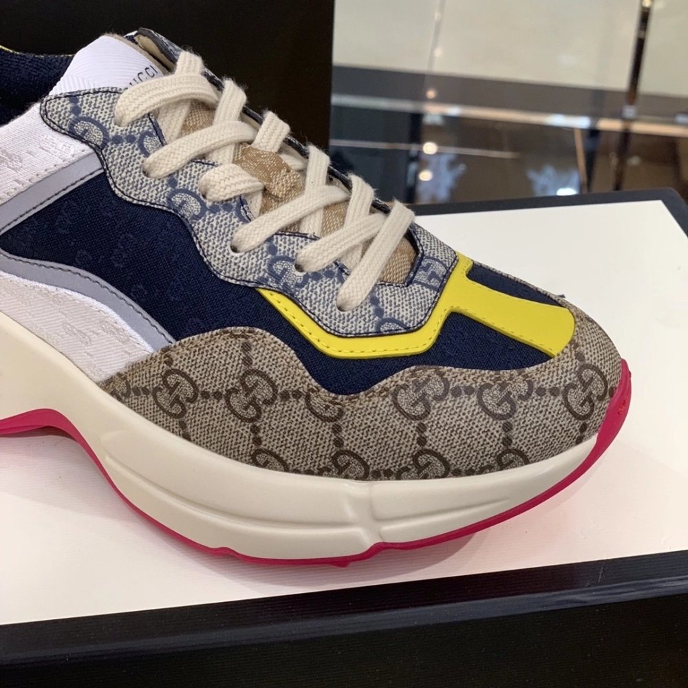 Gucci Retro Clunky Sneaker,GUCCI SNEAKERS,High quality Free shipping