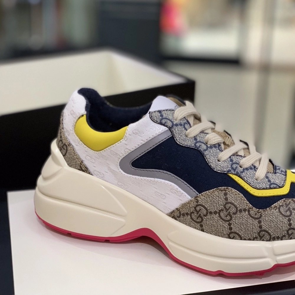 Gucci Retro Clunky Sneaker,GUCCI SNEAKERS,High quality Free shipping