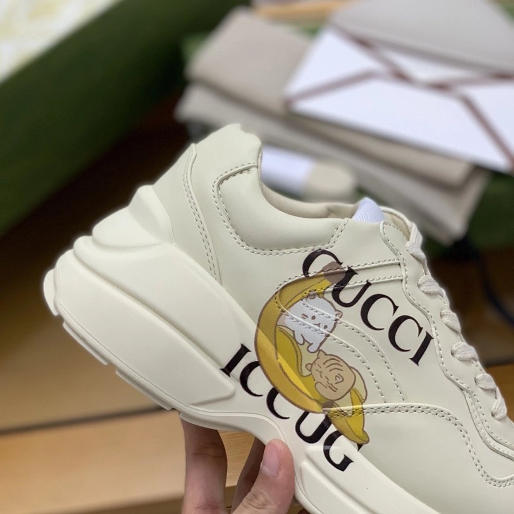 Gucci Retro Clunky Sneaker,GUCCI SNEAKERS,High quality Free shipping
