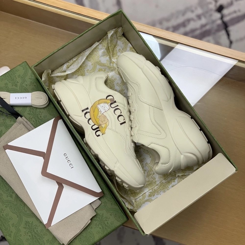 Gucci Retro Clunky Sneaker,GUCCI SNEAKERS,High quality Free shipping