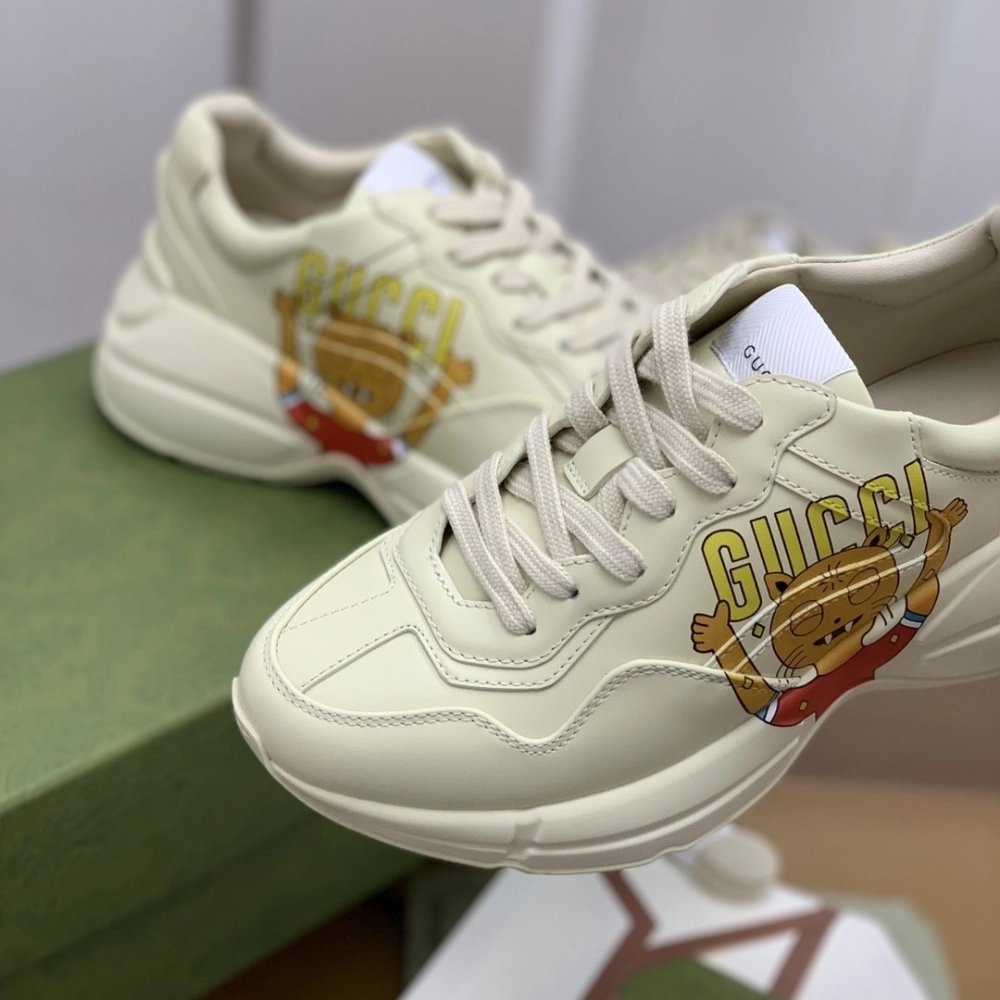 Gucci Retro Clunky Sneaker,GUCCI SNEAKERS,High quality Free shipping