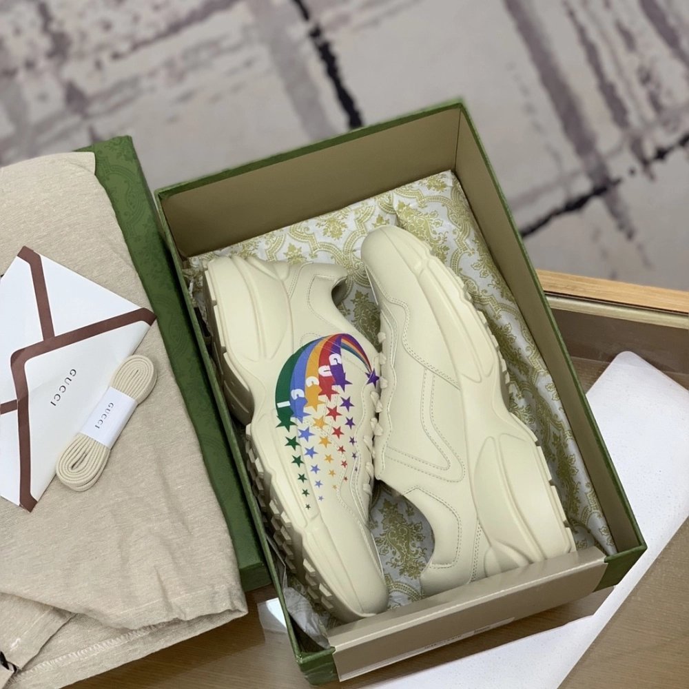 Gucci Retro Clunky Sneaker,GUCCI SNEAKERS,High quality Free shipping