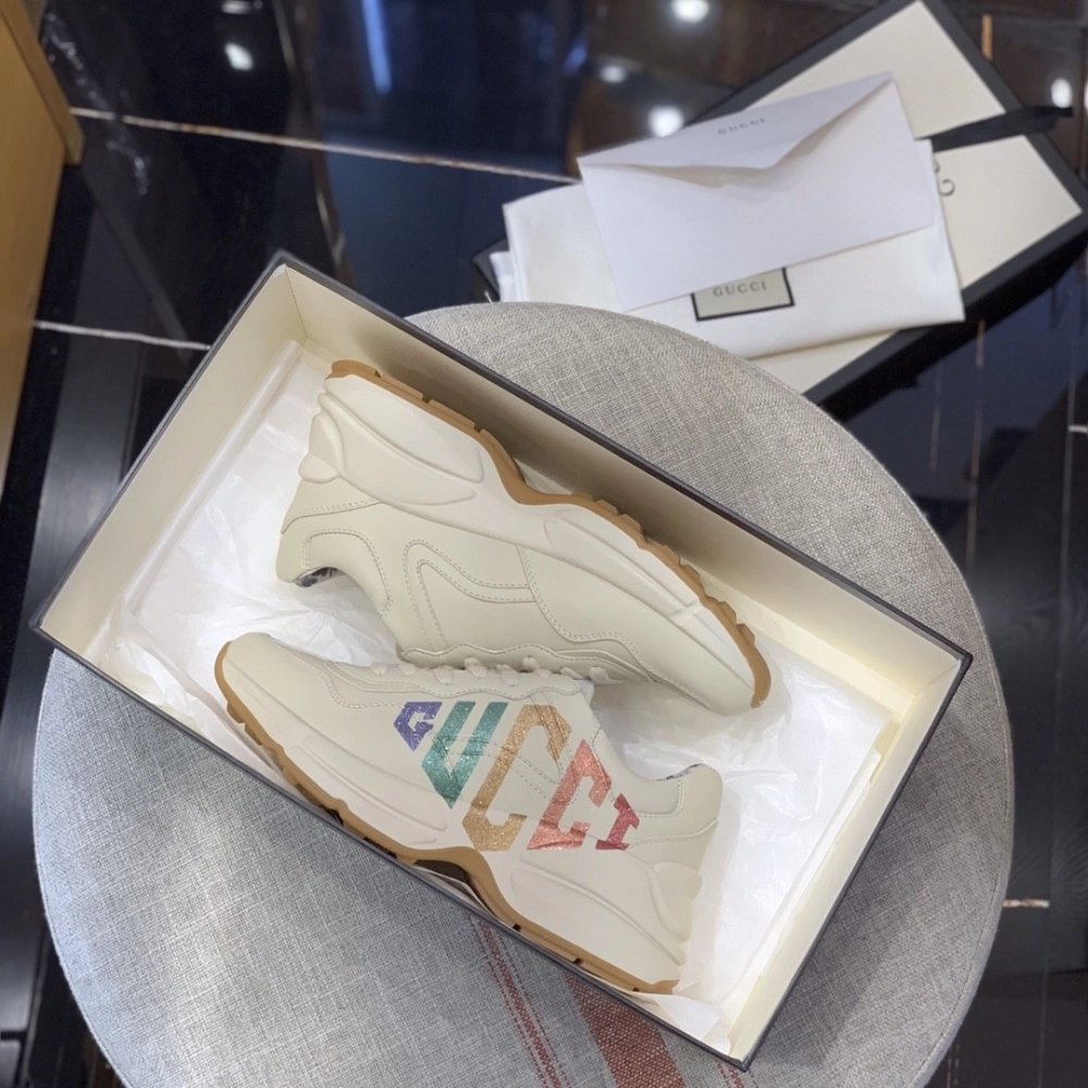 Gucci Retro Clunky Sneaker,GUCCI SNEAKERS,High quality Free shipping