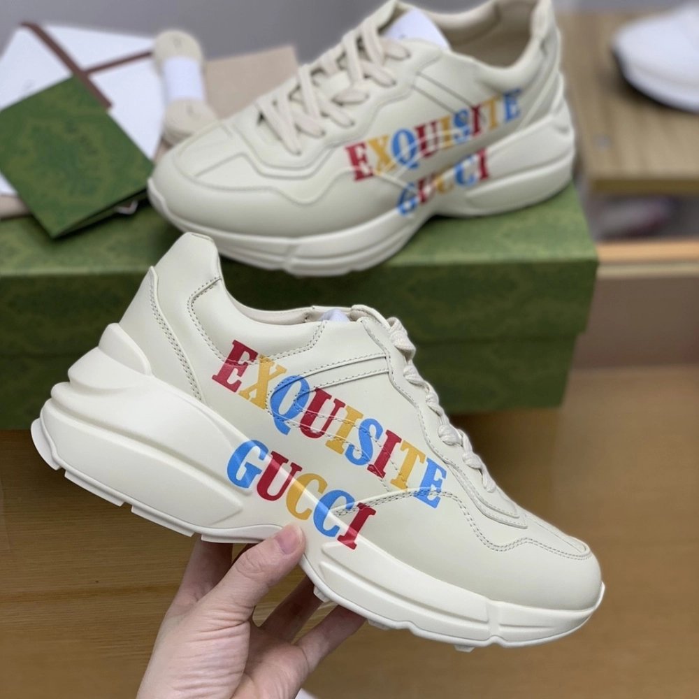 Gucci Retro Clunky Sneaker,GUCCI SNEAKERS,High quality Free shipping