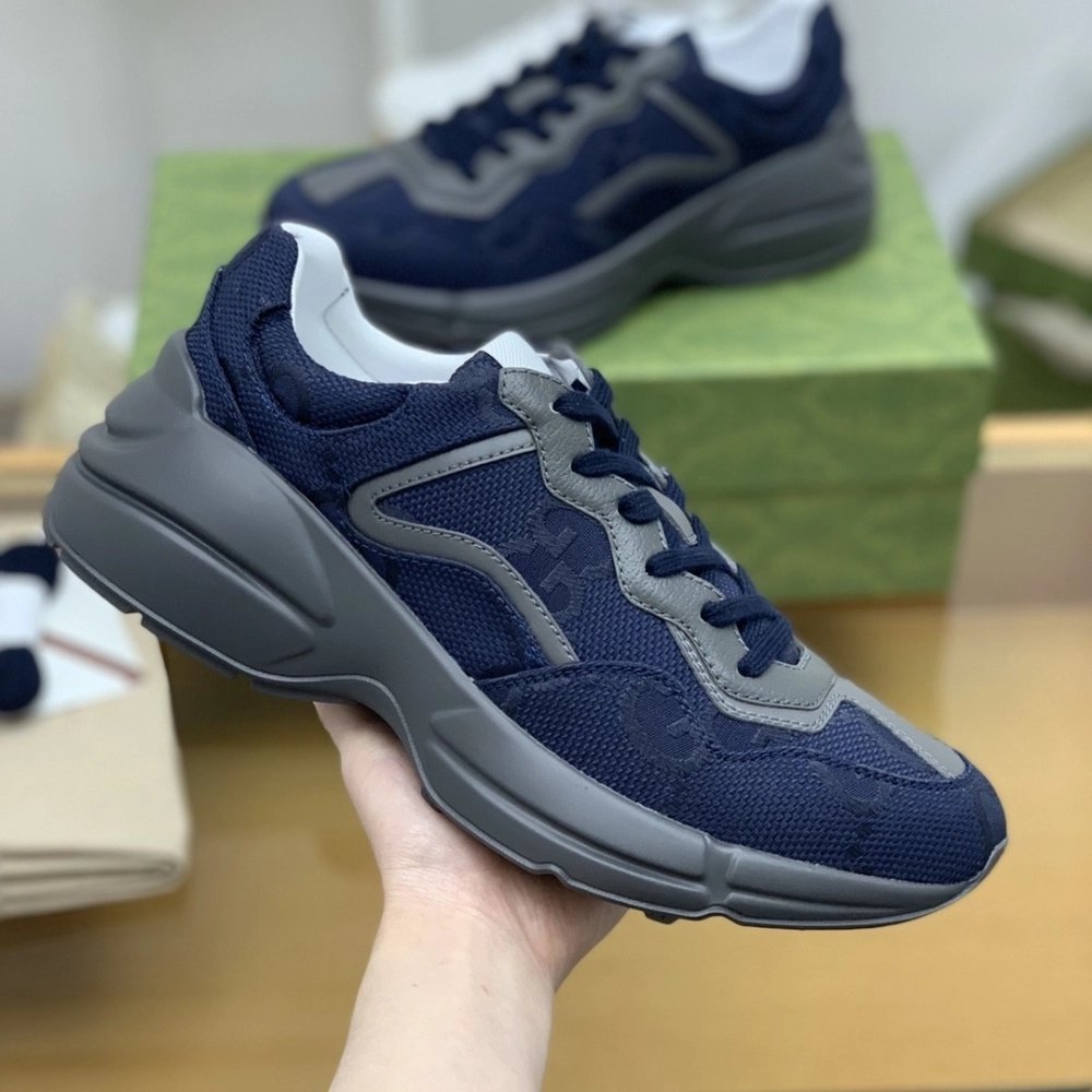 Gucci Retro Clunky Sneaker,GUCCI SNEAKERS,High quality Free shipping