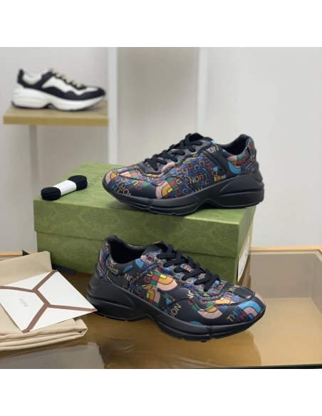 Gucci Retro Clunky Sneaker,GUCCI SNEAKERS,High quality Free shipping