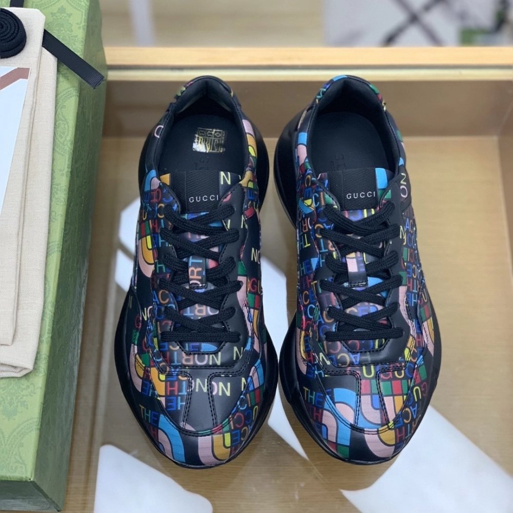 Gucci Retro Clunky Sneaker,GUCCI SNEAKERS,High quality Free shipping