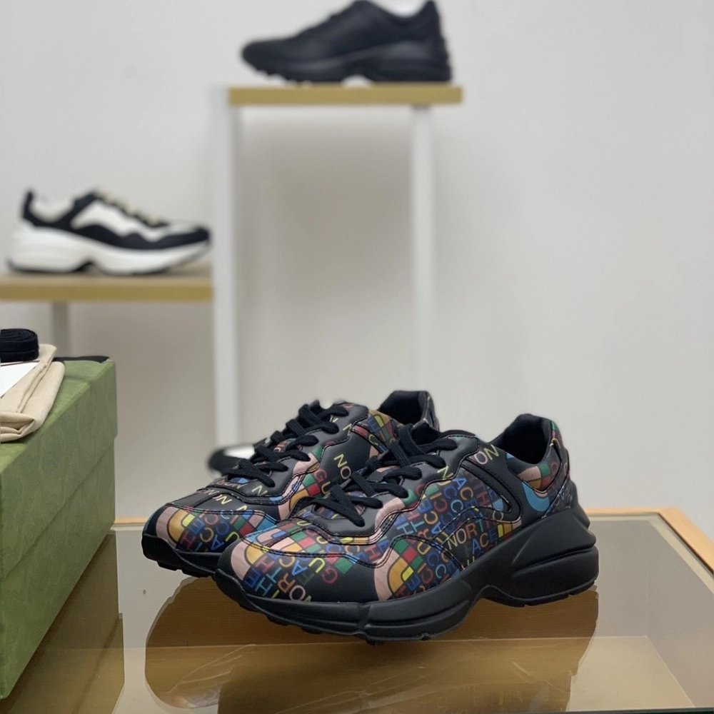 Gucci Retro Clunky Sneaker,GUCCI SNEAKERS,High quality Free shipping