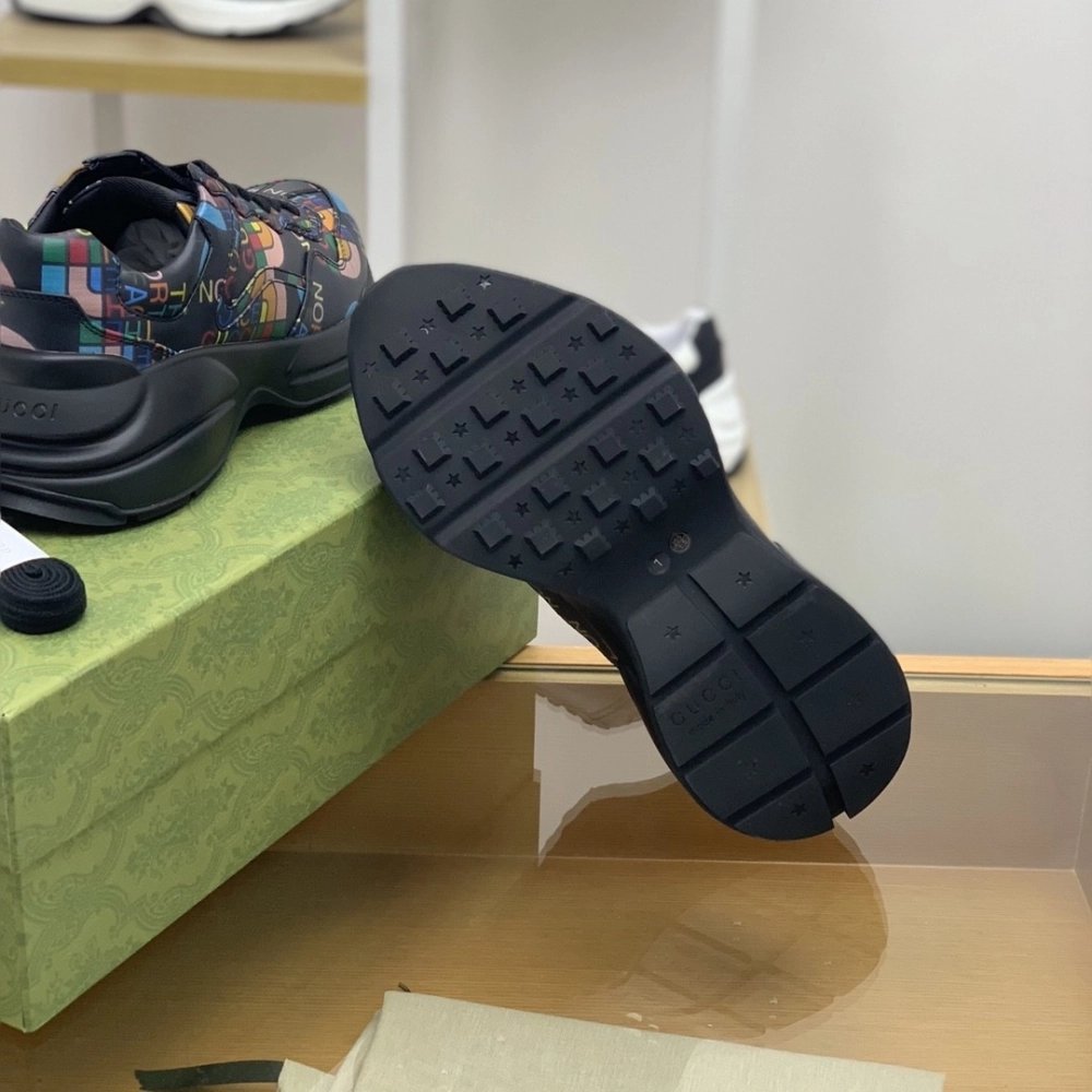 Gucci Retro Clunky Sneaker,GUCCI SNEAKERS,High quality Free shipping