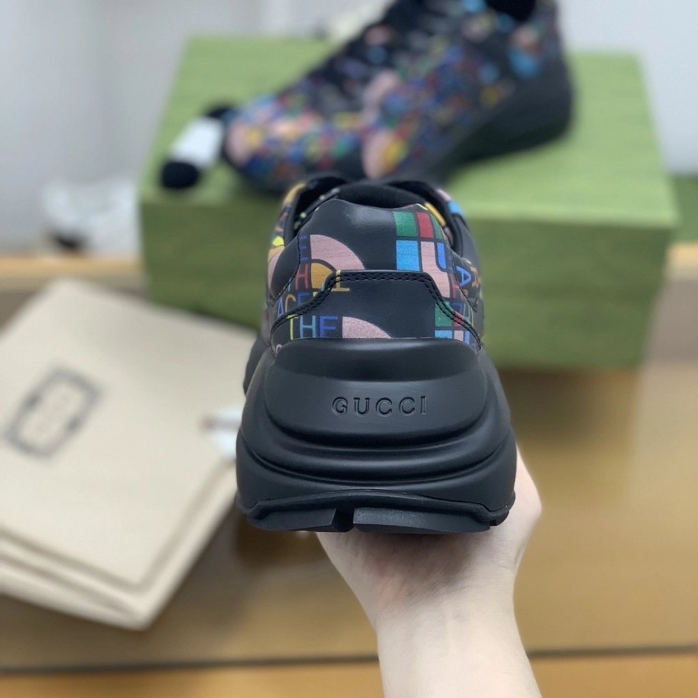 Gucci Retro Clunky Sneaker,GUCCI SNEAKERS,High quality Free shipping