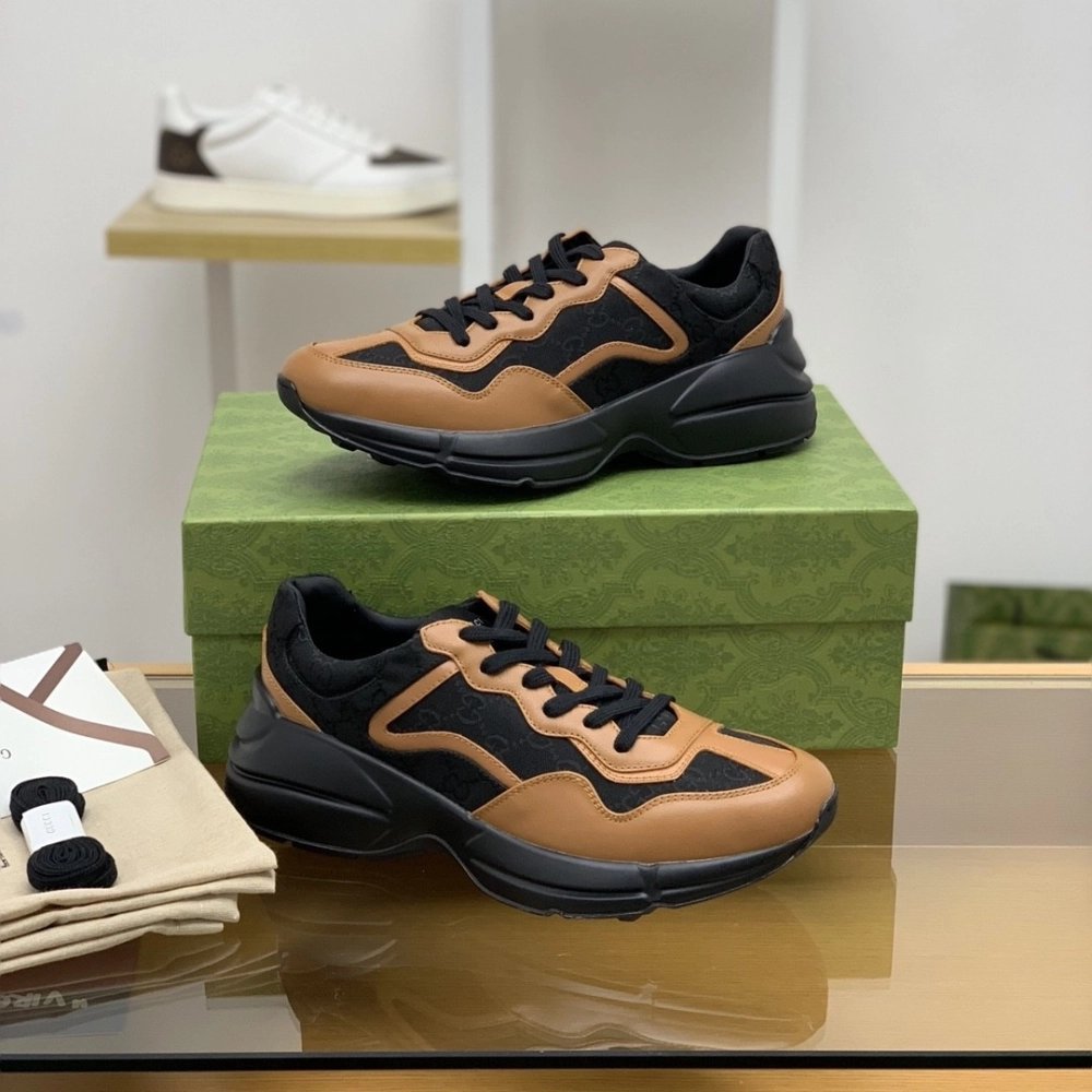 Gucci Retro Clunky Sneaker,GUCCI SNEAKERS,High quality Free shipping