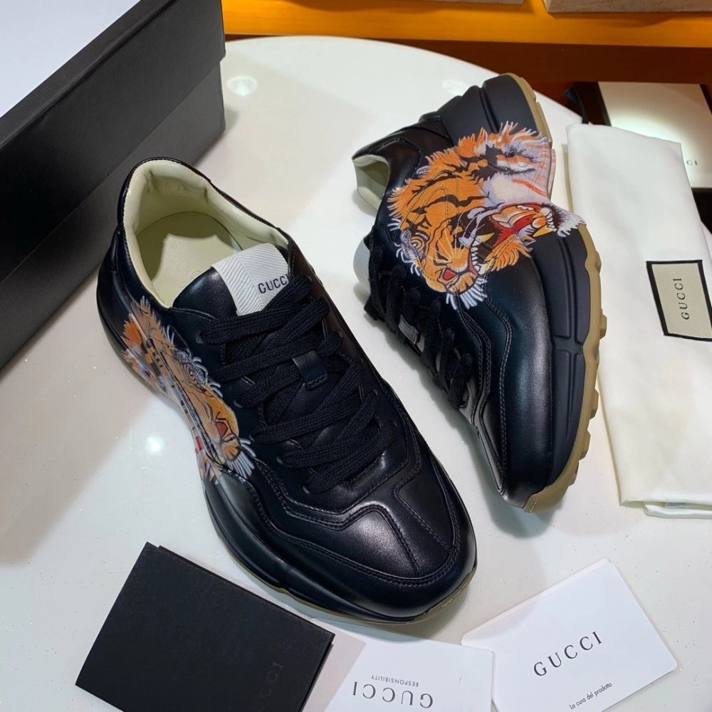 Gucci Retro Clunky Sneaker,GUCCI SNEAKERS,High quality Free shipping