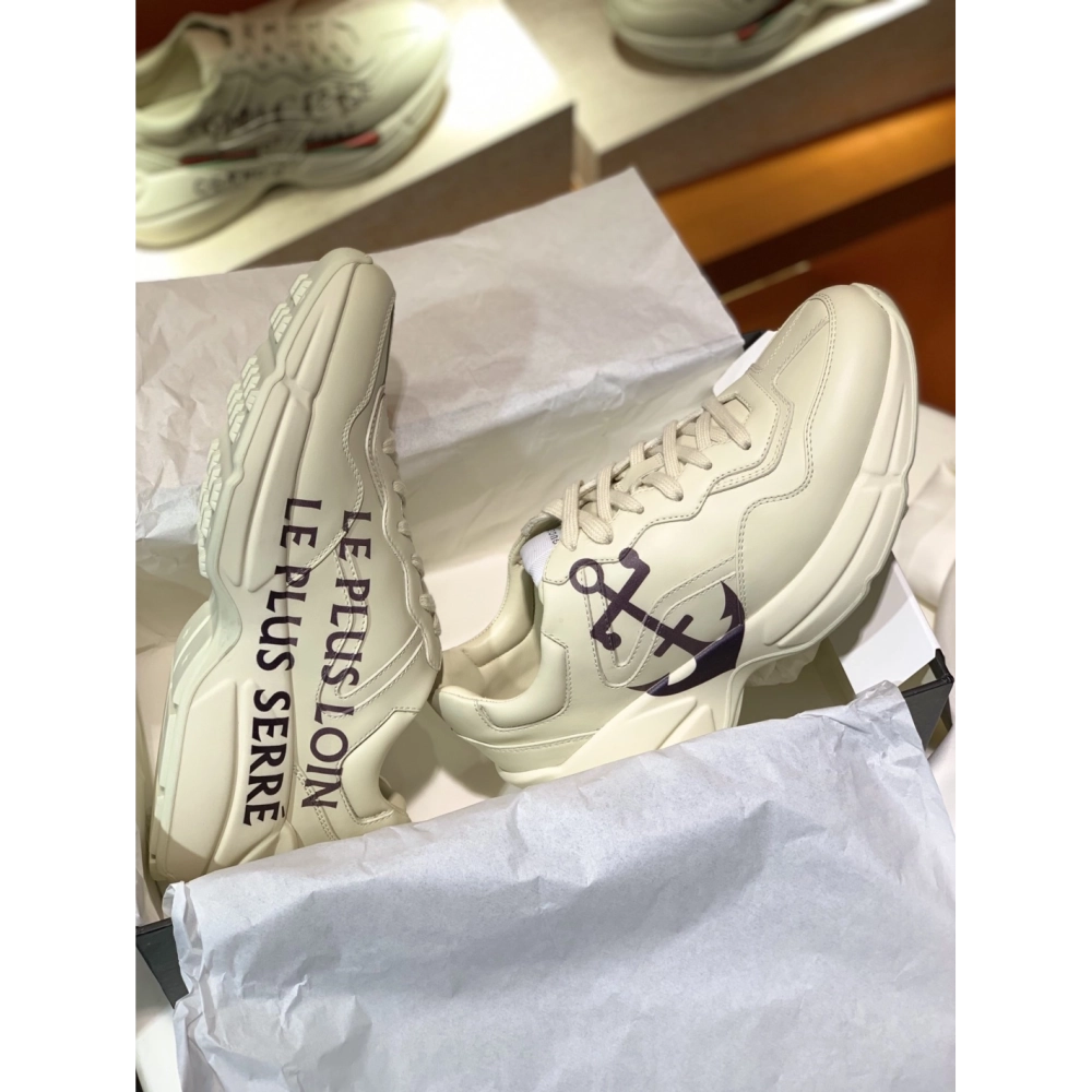 Gucci Retro Clunky Sneaker,GUCCI SNEAKERS,High quality Free shipping