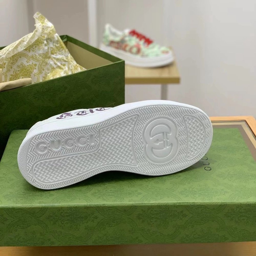 Gucci sneakers Cowhide,GUCCI SNEAKERS,High quality Free shipping