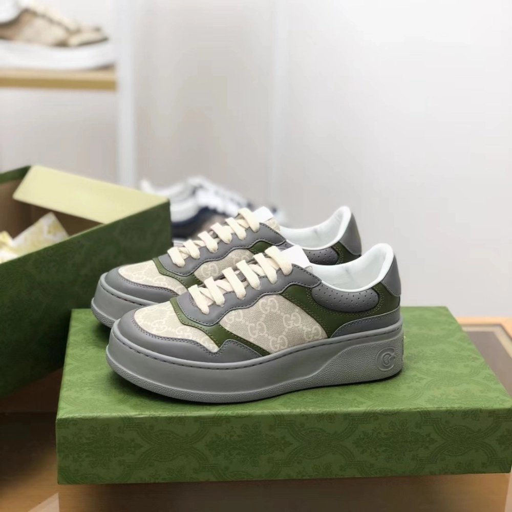 Gucci sneakers Cowhide,GUCCI SNEAKERS,High quality Free shipping