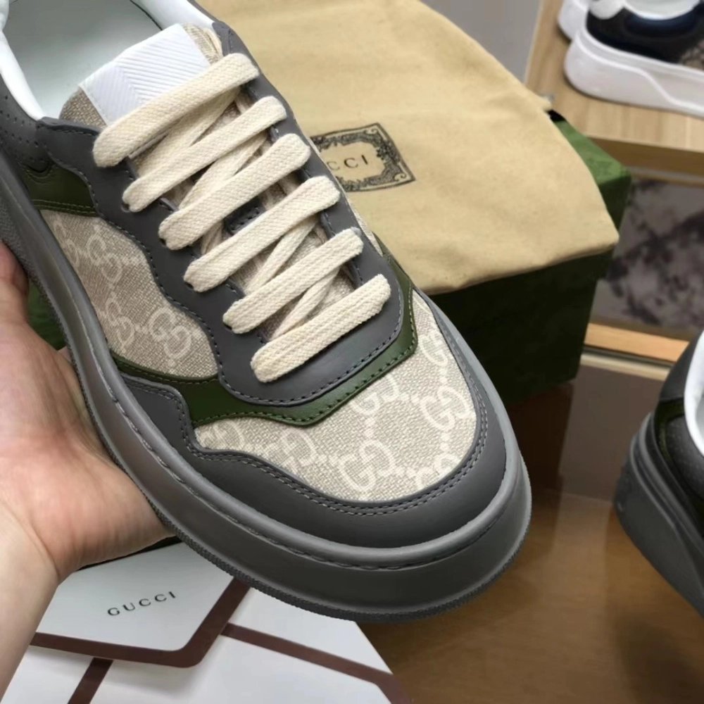 Gucci sneakers Cowhide,GUCCI SNEAKERS,High quality Free shipping