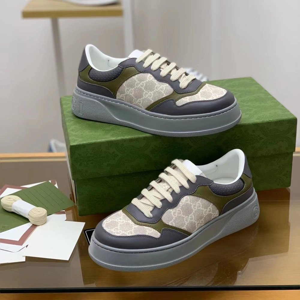 Gucci sneakers Cowhide,GUCCI SNEAKERS,High quality Free shipping