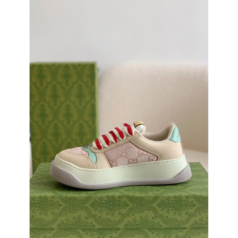 Gucci sneakers Cowhide,GUCCI SNEAKERS,High quality Free shipping