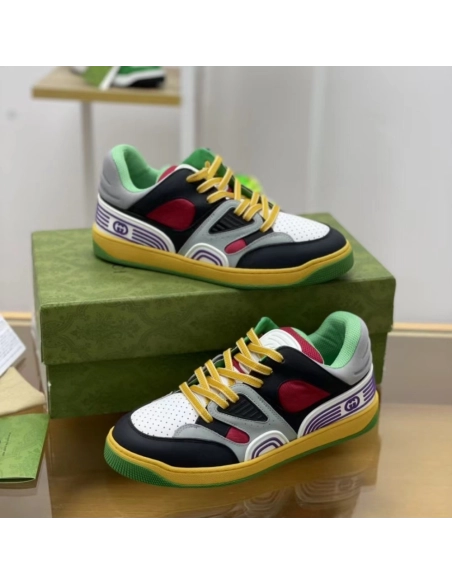 Gucci sneakers Cowhide+Breathable mesh,GUCCI SNEAKERS,High quality Free shipping