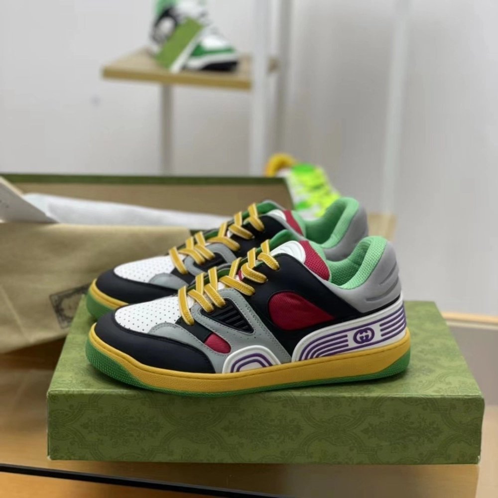 Gucci sneakers Cowhide+Breathable mesh,GUCCI SNEAKERS,High quality Free shipping