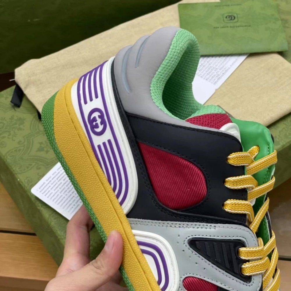 Gucci sneakers Cowhide+Breathable mesh,GUCCI SNEAKERS,High quality Free shipping