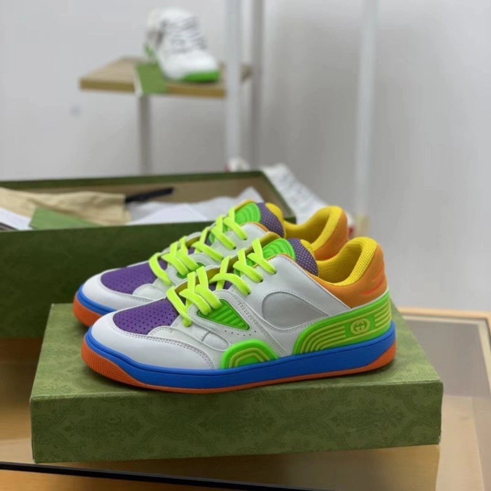 Gucci sneakers Cowhide+Breathable mesh,GUCCI SNEAKERS,High quality Free shipping