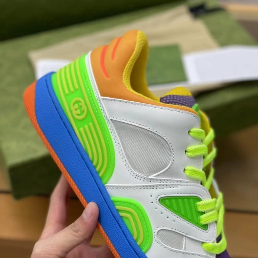 Gucci sneakers Cowhide+Breathable mesh,GUCCI SNEAKERS,High quality Free shipping