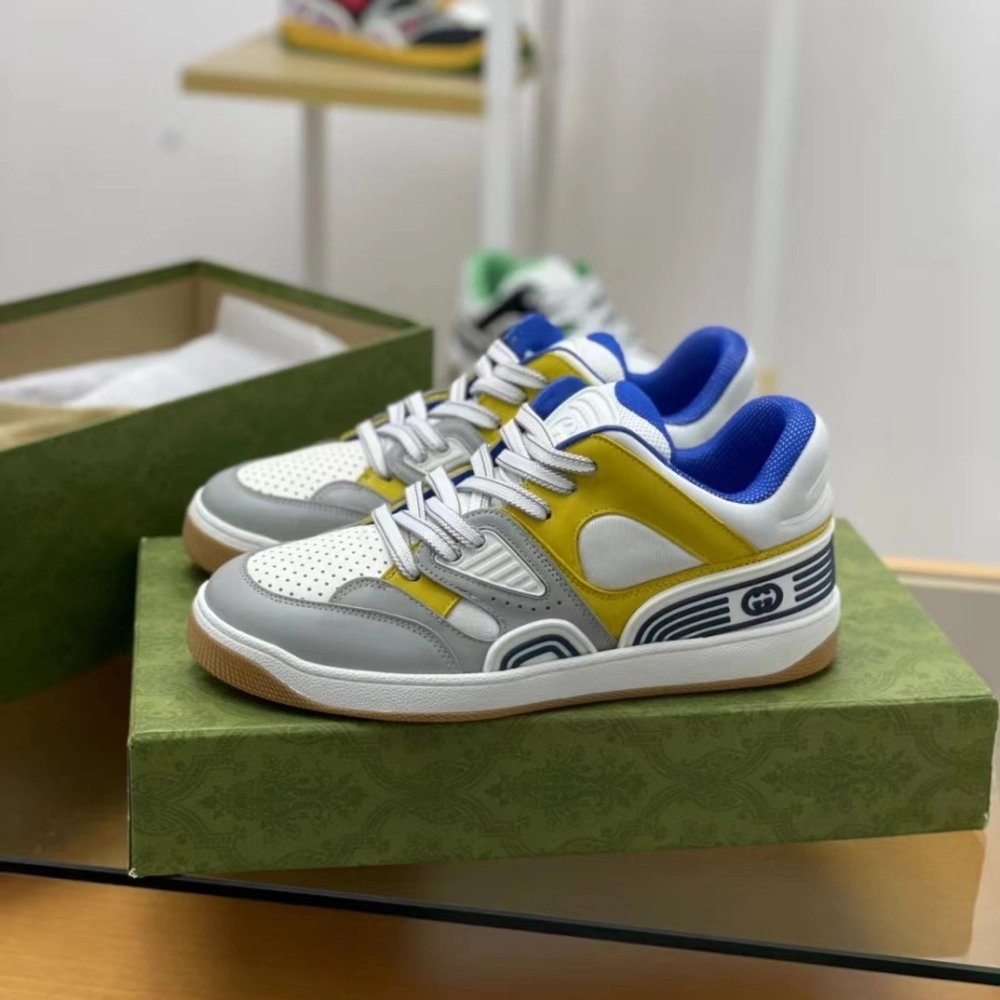 Gucci sneakers Cowhide+Breathable mesh,GUCCI SNEAKERS,High quality Free shipping