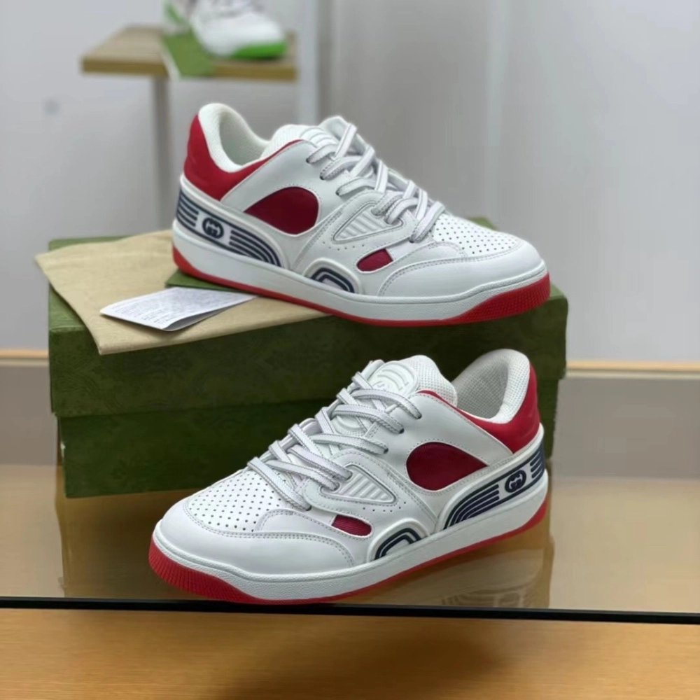 Gucci sneakers Cowhide+Breathable mesh,GUCCI SNEAKERS,High quality Free shipping