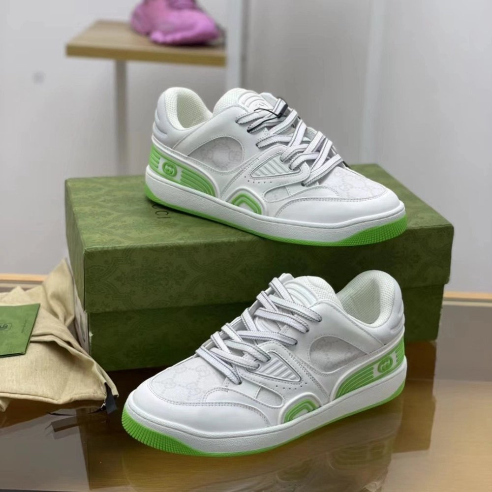 Gucci sneakers Cowhide+Breathable mesh,GUCCI SNEAKERS,High quality Free shipping