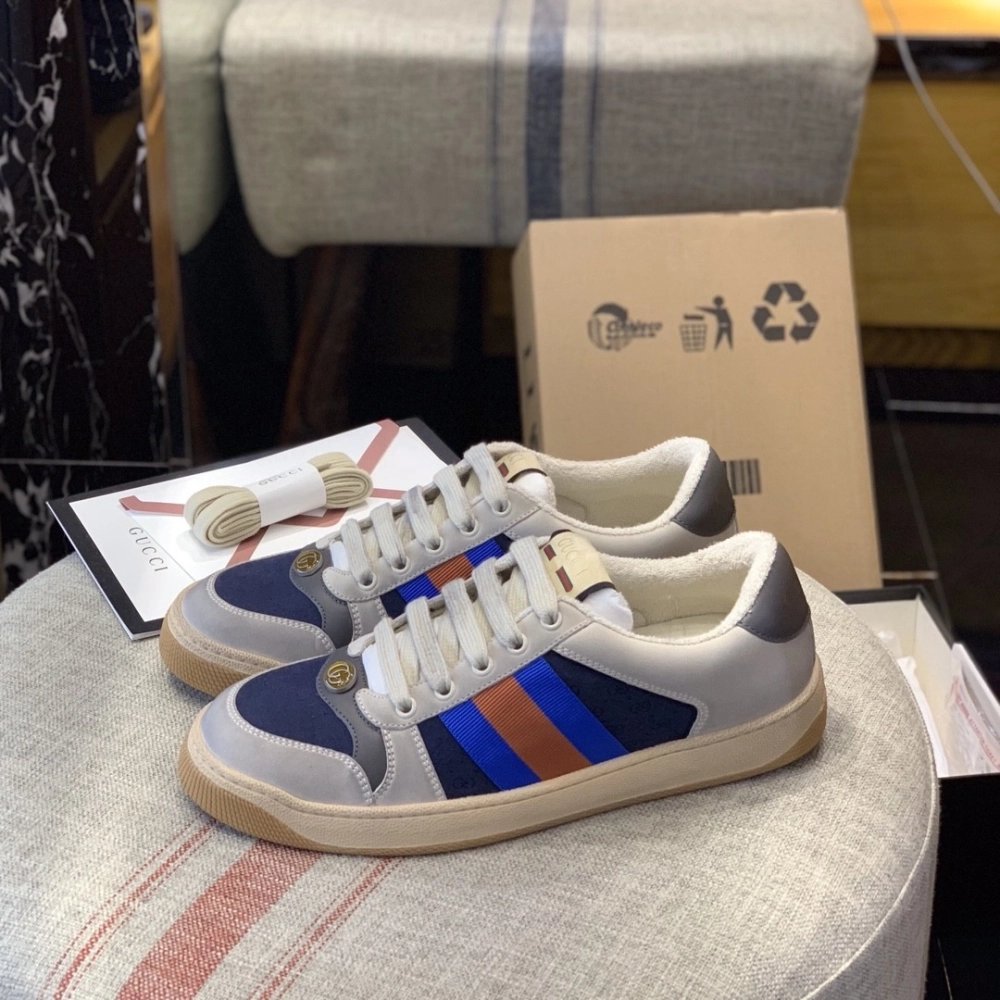 Gucci Dirty shoes,GUCCI SNEAKERS,High quality Free shipping