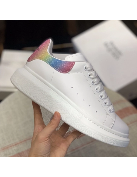Alexander McQueen MQ rainbow tail Sneakers,Alexander McQueen,High quality Free shipping