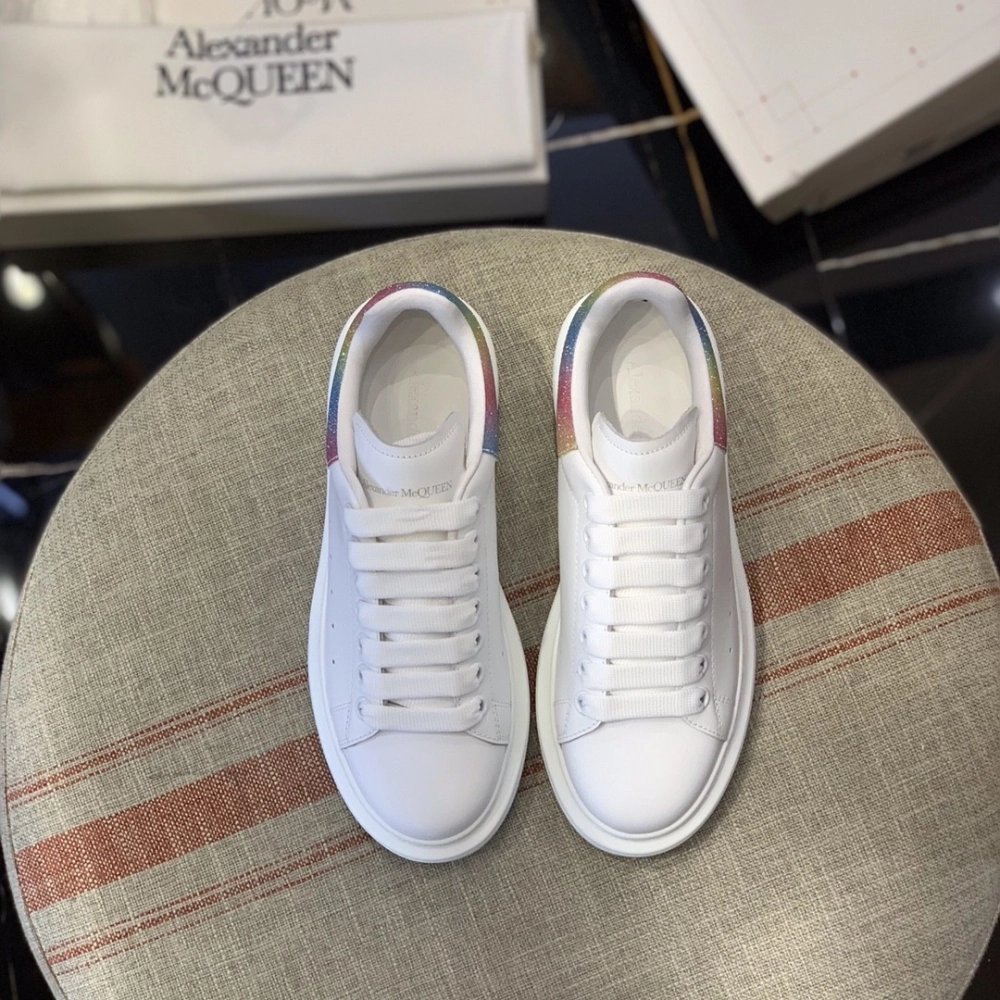 Alexander McQueen MQ rainbow tail Sneakers,Alexander McQueen,High quality Free shipping