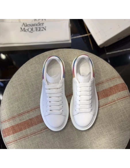 Alexander McQueen MQ rainbow tail Sneakers,Alexander McQueen,High quality Free shipping