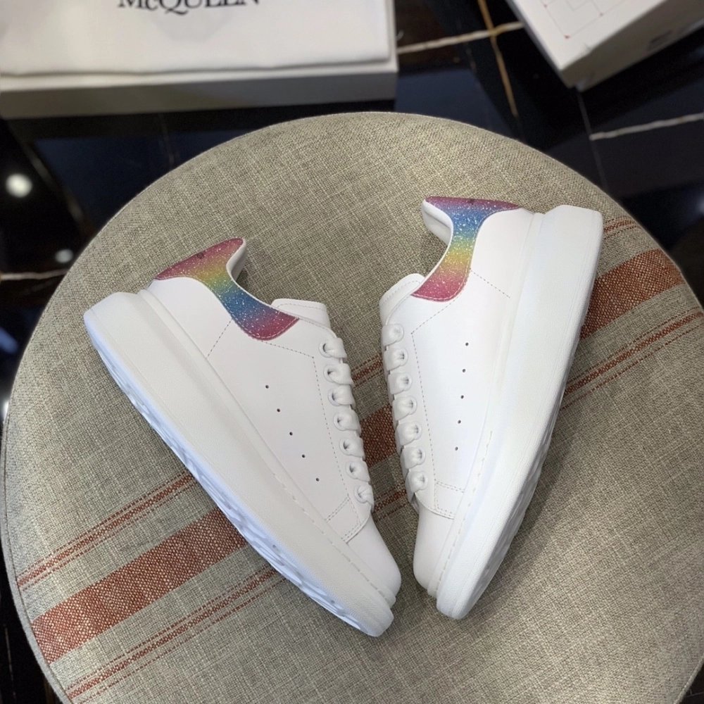 Alexander McQueen MQ rainbow tail Sneakers,Alexander McQueen,High quality Free shipping