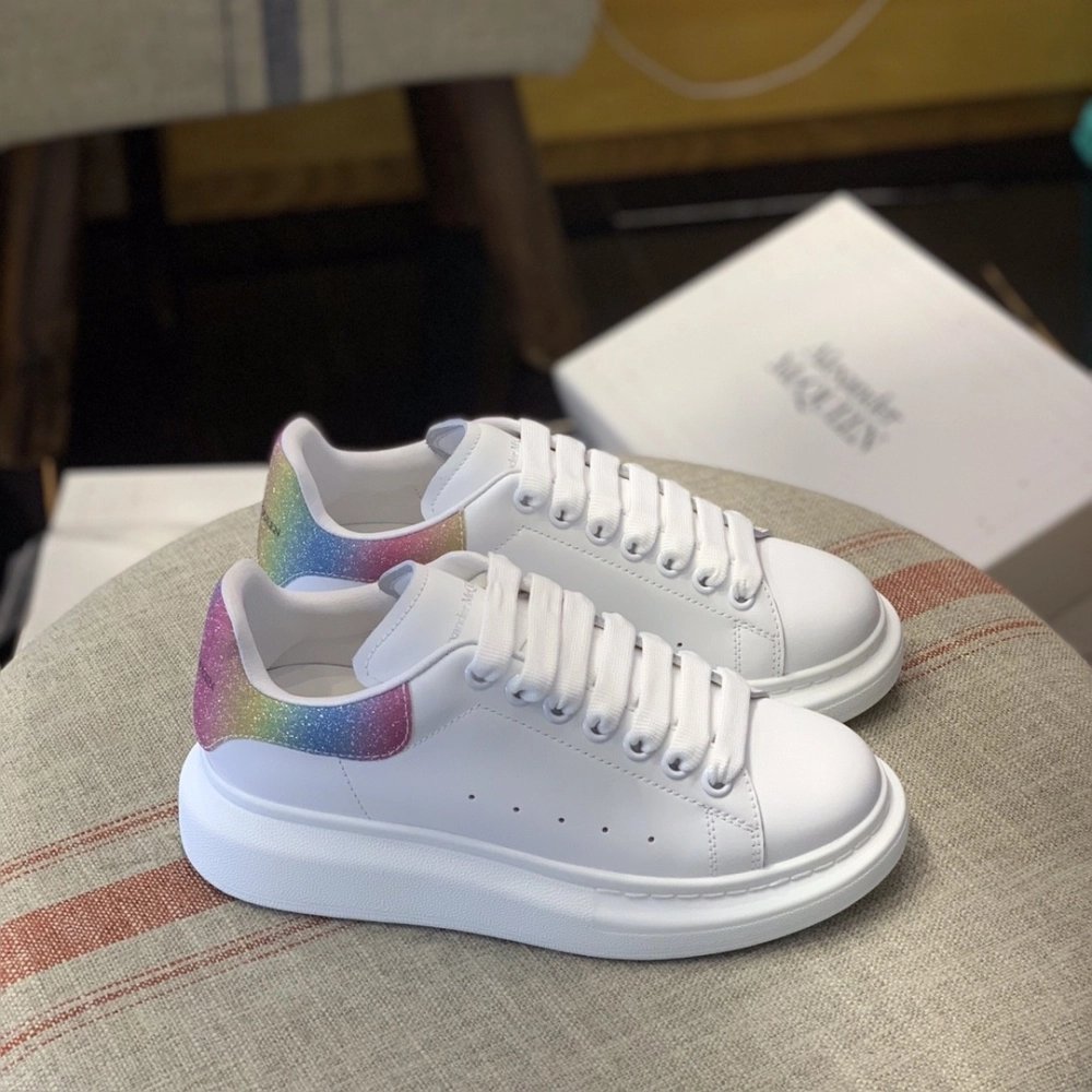 Alexander McQueen MQ rainbow tail Sneakers,Alexander McQueen,High quality Free shipping