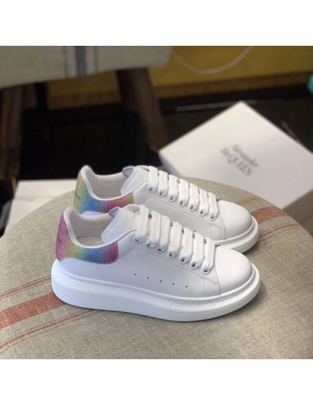 Alexander McQueen MQ rainbow tail Sneakers,Alexander McQueen,High quality Free shipping