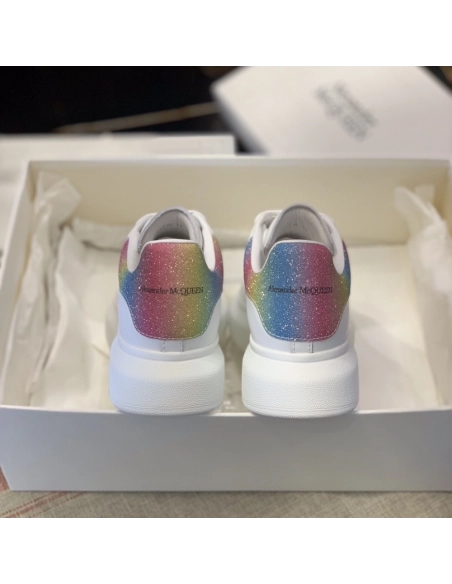 Alexander McQueen MQ rainbow tail Sneakers,Alexander McQueen,High quality Free shipping