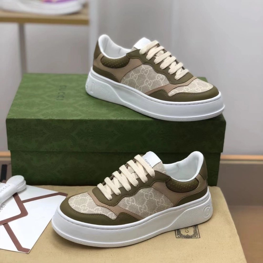 Gucci sneakers Cowhide,GUCCI SNEAKERS,High quality Free shipping