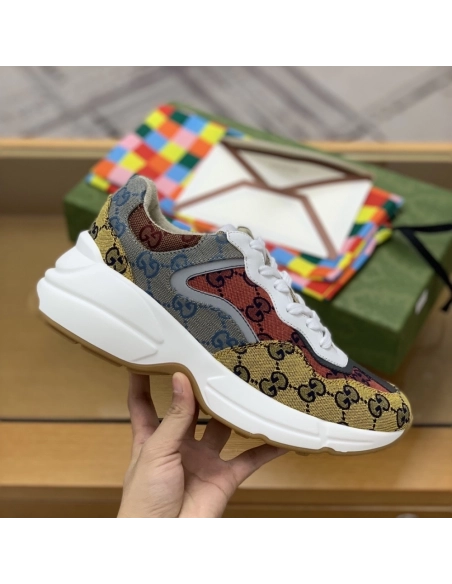 Gucci Retro Clunky Sneaker,GUCCI SNEAKERS,High quality Free shipping