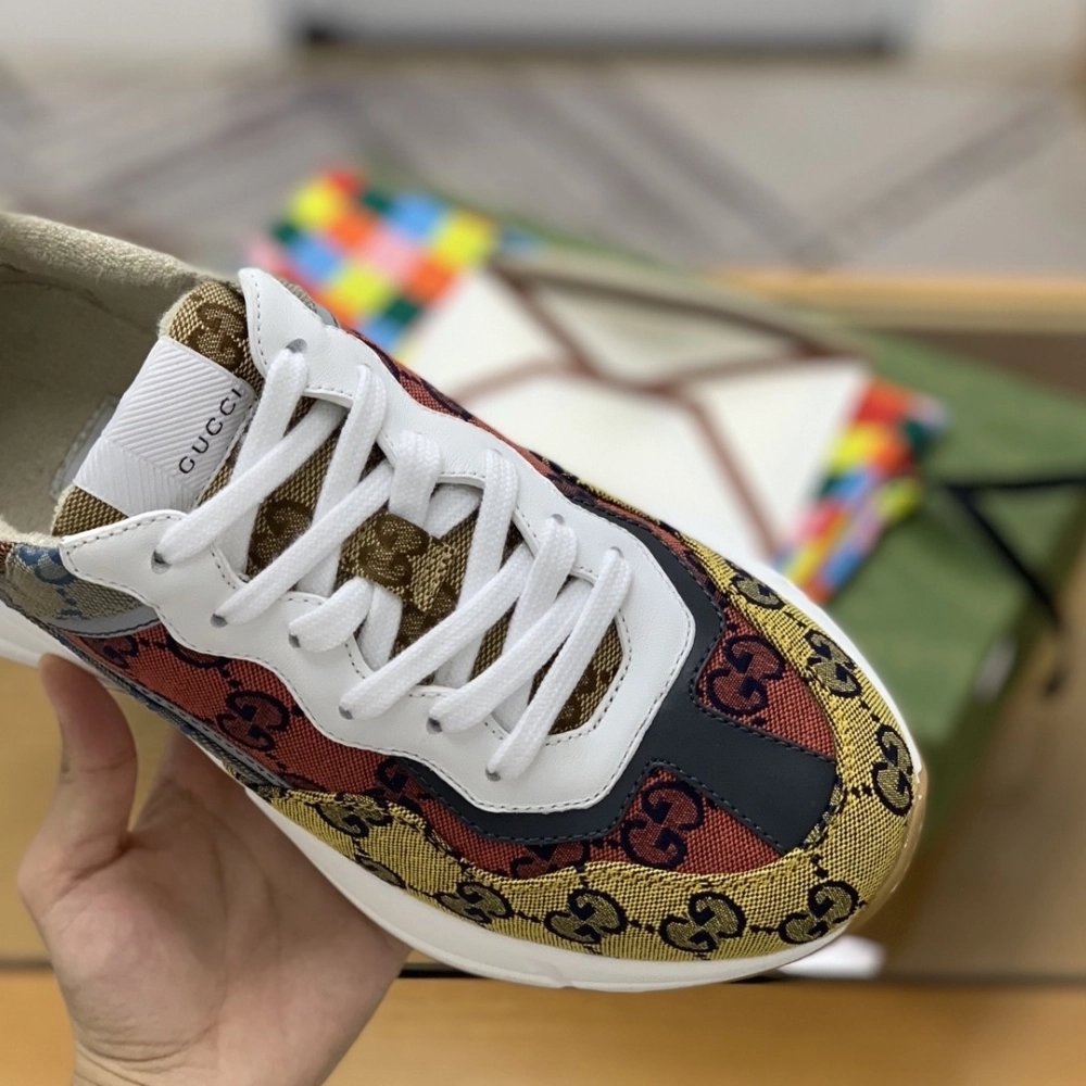 Gucci Retro Clunky Sneaker,GUCCI SNEAKERS,High quality Free shipping