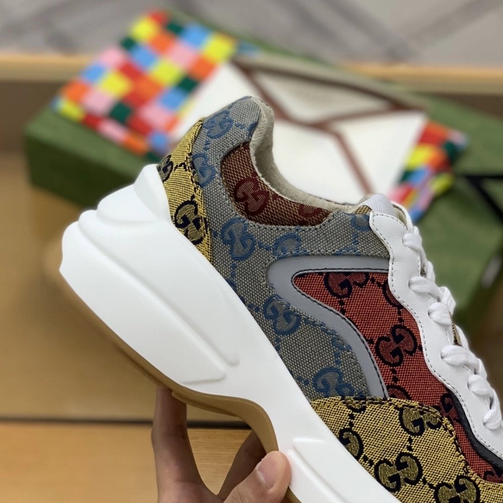 Gucci Retro Clunky Sneaker,GUCCI SNEAKERS,High quality Free shipping