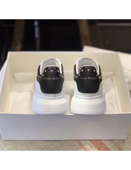 Alexander McQueen MQ black tail Rose nail Sneakers,Alexander McQueen,High quality Free shipping