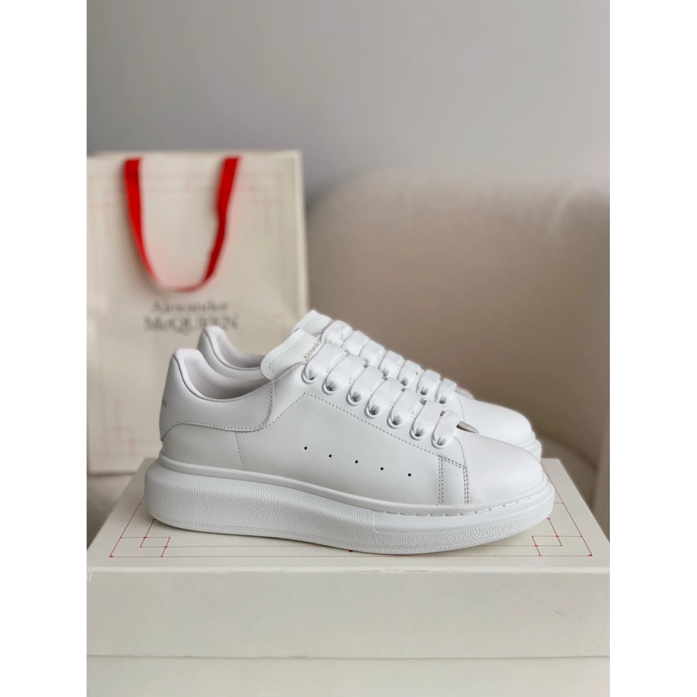 Alexander McQueen MQ white cowhide tail Sneakers,Alexander McQueen,High quality Free shipping